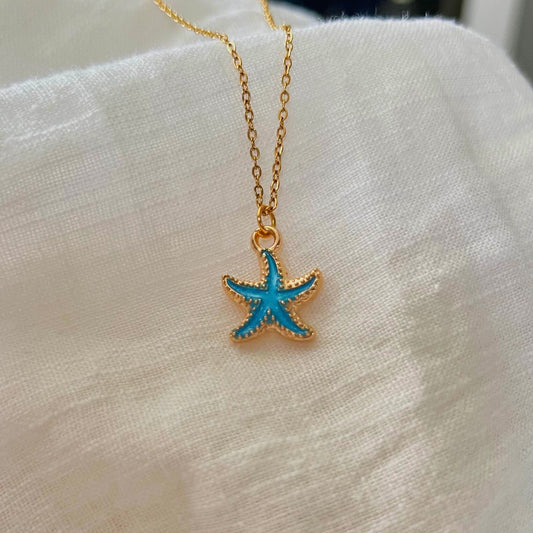 Star light, beach girl, ocean jewelry, star fish,