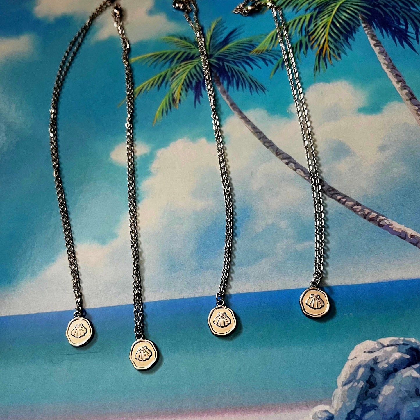 Mermaid Money, beach girl, ocean jewelry, sea shell, shell charm