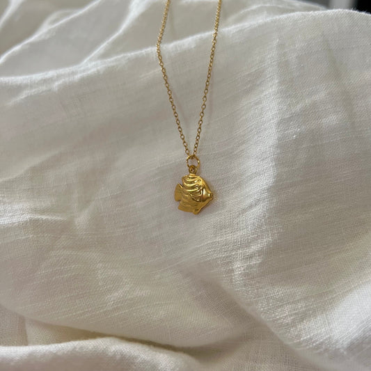 Oh what an Angel, beach girl, ocean jewelry, angel fish, fish charm, gold jewelry